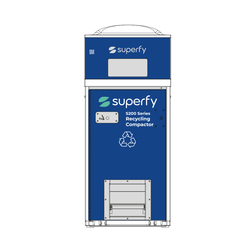 Brite Bin S2XX - Decal Front - Top & Door