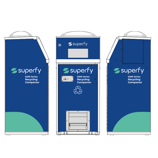 Brite Bin S2XX - Decal Front - 2 Sides 120L